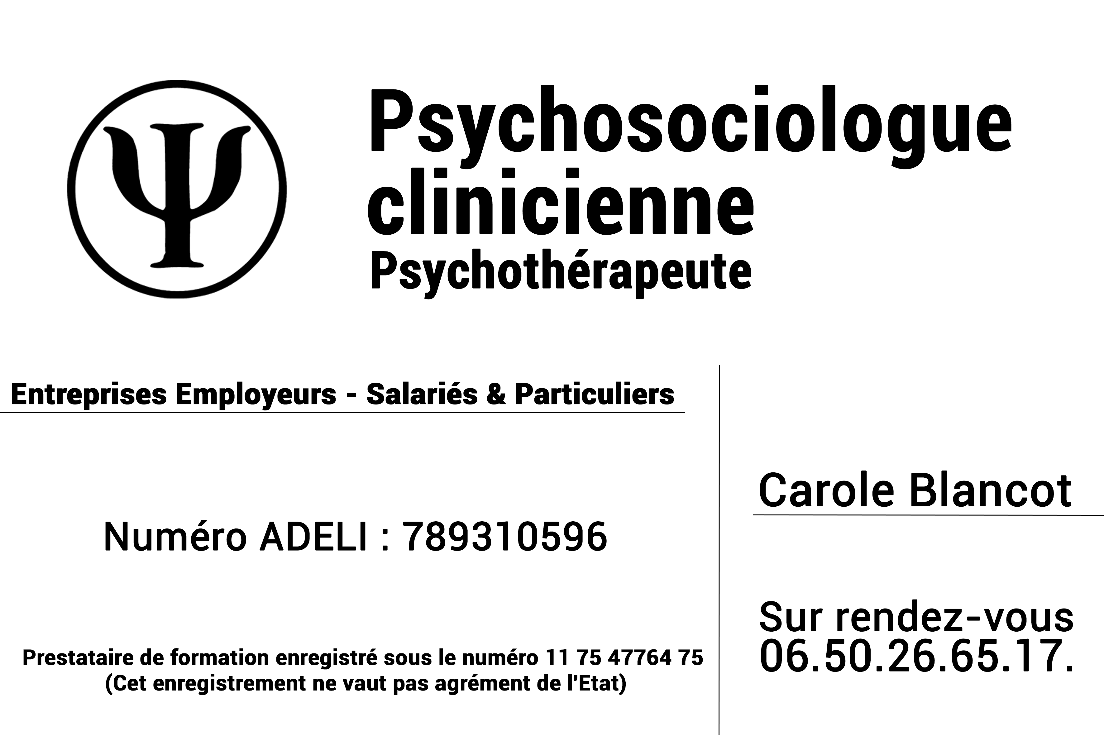 modele facture psychotherapie